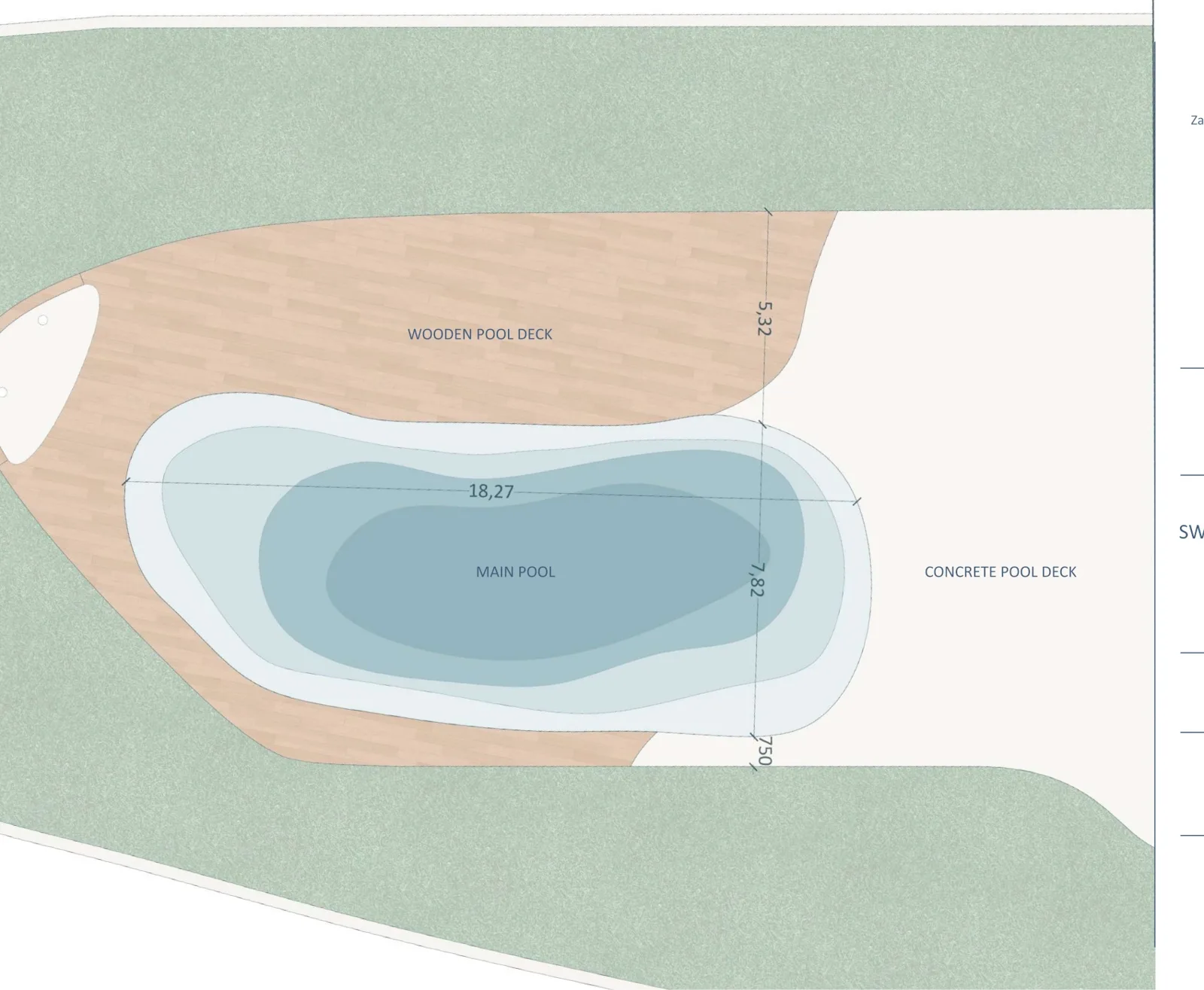 The resort floor plan