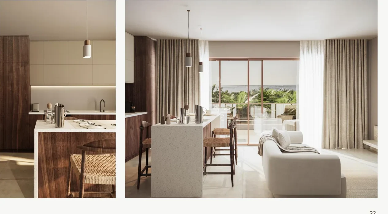 Minazi Residence penthouse b interior rendering