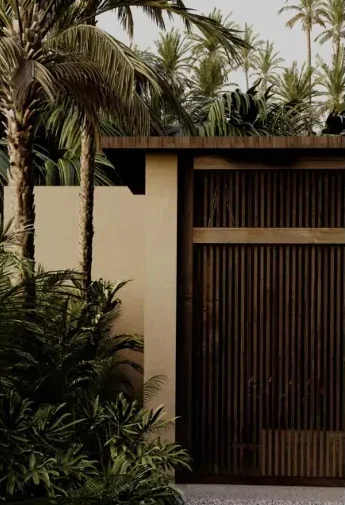 Garden entrance