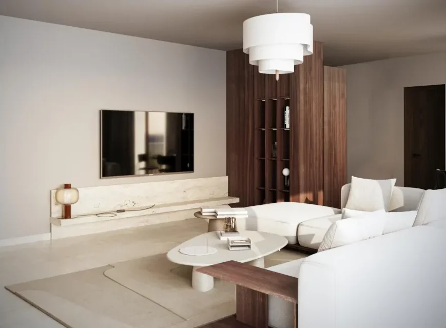 Penthouse A living room