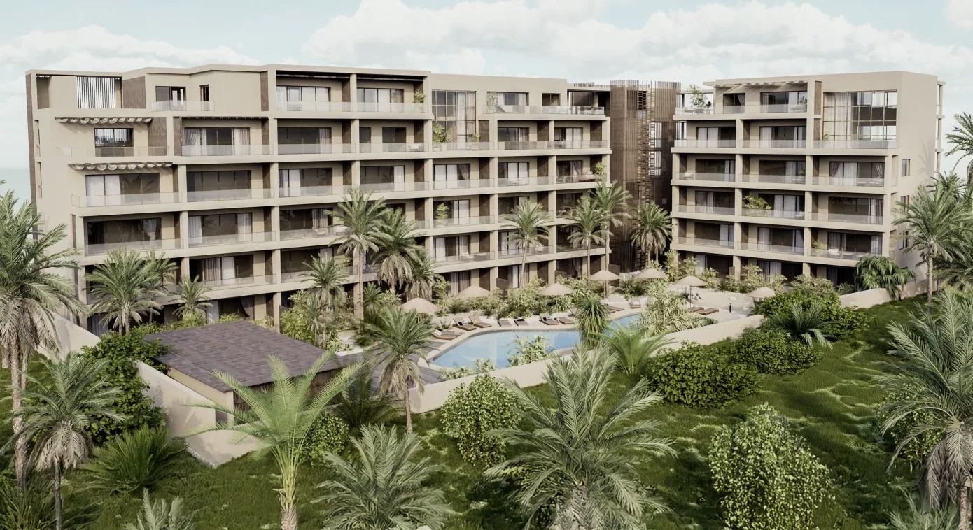 Minazi Residence original architectural rendering