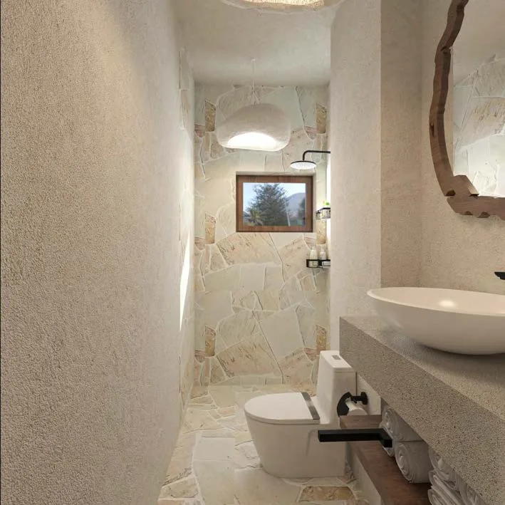 Bathroom interior from the Vela Paje brochure