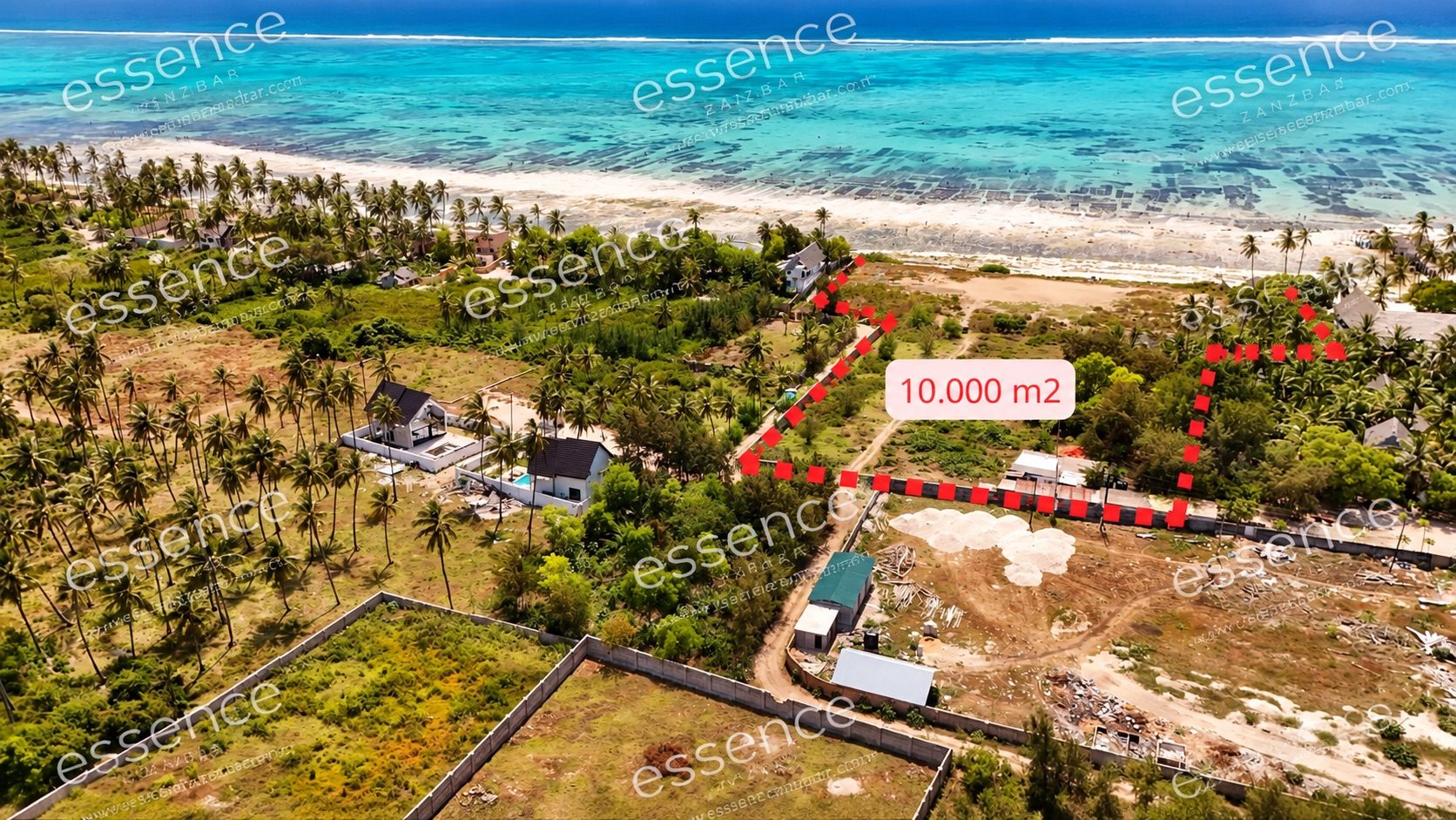 Strandgrundstück zu verkaufen in Jambiani – 10.000 m² – Foto 1